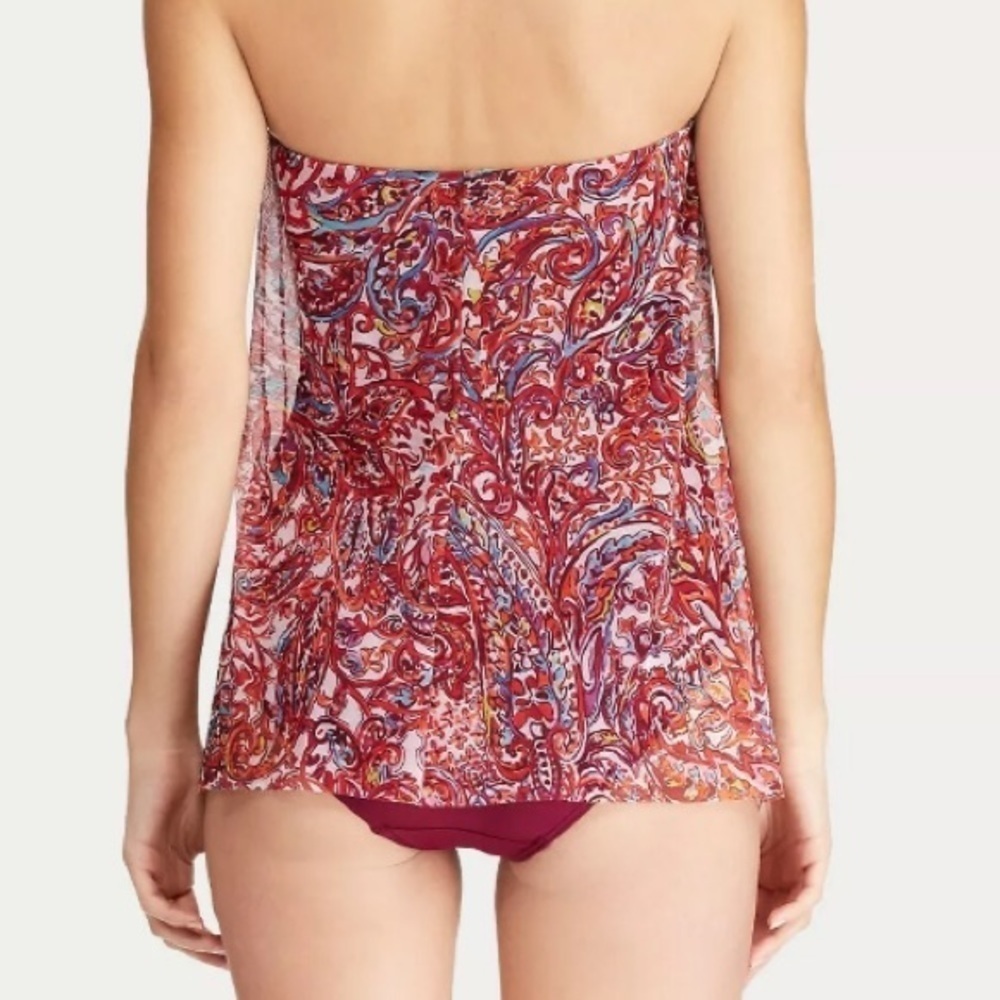 LAUREN Ralph Lauren Convertible Paisley One Piece - Picture 3 of 5